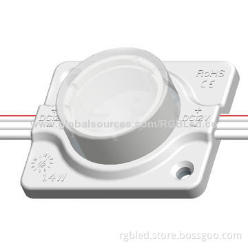 Waterproof SMD 3535 LED Injection Module, Constant Current, 43 x 36mm, 1pc, 1.2W, IP67, DC 12V